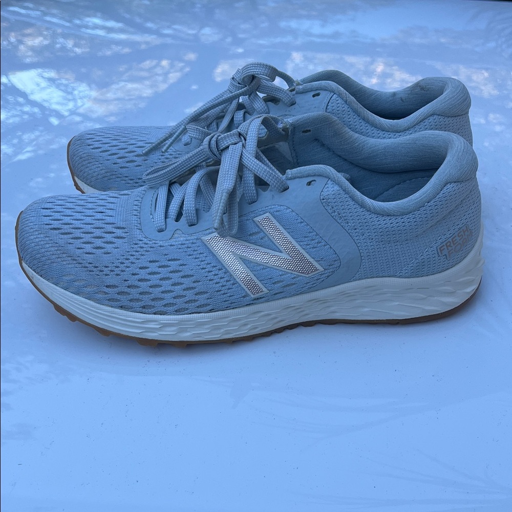 New Balance Sky Blue Fresh Foam Athletic Shoes